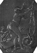Hans Baldung Grien Witch and Dragon oil painting on canvas